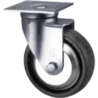Heavy-Duty Caster, Swivel, 4" (101.6 mm), Neoprene, 500 lbs. (227 kg.) Distribution Élite MP