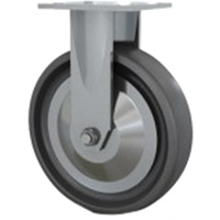 Heavy-Duty Caster, Rigid, 8" (203.2 mm), Solid Elastomer, 1000 lbs. (453.6 kg.) Distribution Élite MP
