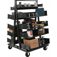 Chariots Adjust-A-Tray, 30" x 38" x 64", Capacit&eacute; 2500 lb Distribution Élite MP