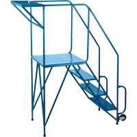 Mechanics/Maintenance Rolling Ladder, Steel, 4 Steps, 38" Platform Height Distribution Élite MP