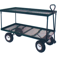 Double Deck Wagon, 24" W x 48" L, 600 lbs. Capacity Distribution Élite MP