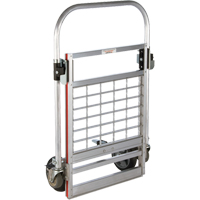 Chariot &agrave; plateforme repliable &agrave; quatre roues, Aluminium, 750 lb, 31" lo x 23-1/4" la, Hauteur 39" Distribution Élite MP