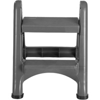 Escabeau repliable, 2 marches, 19-1/2" x 20-1/2" x Hauteur 22-3/4" Distribution Élite MP