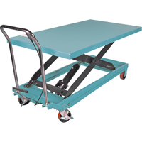 Heavy-Duty Hydraulic Scissor Lift Table, 63" L x 31-7/8" W, Steel, 1100 lbs. Capacity Distribution Élite MP