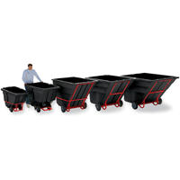 Tilt Truck, Polyethylene, 1-1/2 cu. yd., 1200 lbs. Load Capacity Distribution Élite MP