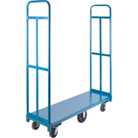 U-Boat Platform Truck, 60" L x 18" W, 1500 lbs. Capacity, Rubber Casters Distribution Élite MP