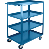 Heavy-Duty Shelf Carts, 4 Tiers, 24" W x 48" H x 39" D, 1200 lbs. Capacity Distribution Élite MP