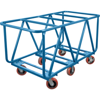 Chariot &agrave; plateforme pour mat&eacute;riaux de construction, 60" x 30" x 33", Capacit&eacute; 2500 lb Distribution Élite MP
