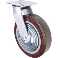 Roulette, Pivotant, 8" (203,2 mm), Polyur&eacute;thane, 1000 lb (453,6 kg) Distribution Élite MP