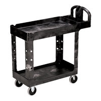 Heavy Duty Utility Cart - 4500-88, 2 Tiers, 17-1/8" x 33-1/4" x 39", 500 lbs. Capacity Distribution Élite MP