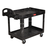 Heavy Duty Utility Cart - 4520-88, 2 Tiers, 25-1/4" x 39" x 44", 500 lbs. Capacity Distribution Élite MP