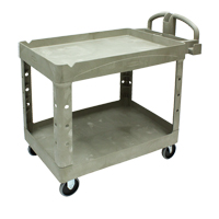 Heavy Duty Utility Cart - 4520-88, 2 Tiers, 25-1/4" x 39" x 44", 500 lbs. Capacity Distribution Élite MP