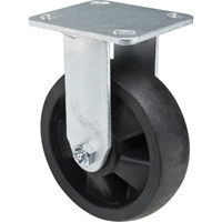 Roulettes haute temp&eacute;rature, Fixe, 6" (152,4 mm), Nylon, 880 lb (399 kg) Distribution Élite MP