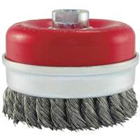 Knot Banded Cup Brush, 5" Dia. x 5/8"-11 Arbor Distribution Élite MP