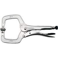 Super Heavy-Duty Locking C-Clamp with Swivel Pad, 11" (279 mm) Capacity Distribution Élite MP