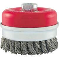 Knot Banded Cup Brush, 4" Dia. x 5/8"-11 Arbor Distribution Élite MP