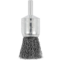 Brosse coupelle sertie mont&eacute;e sur tige, 3/4", Fils 0,012", Tige 1/4" Distribution Élite MP