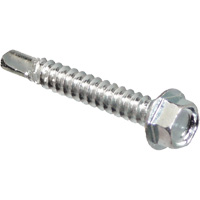 Self Drill Hex Washer, 1" x 10" L, Zinc Plated Distribution Élite MP
