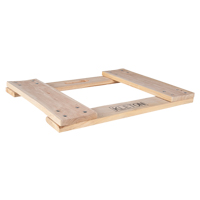 Cadre de socle roulant en bois dur, Roues en Non compris, Capacit&eacute; de 900 lb, 18" la x 24" p x 1,5" h Distribution Élite MP