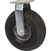 Roulettes de rechange pour chariots &agrave; plateforme robustes, Fixe, 10" (254 mm), Pneumatique, 400 lb (181 kg) Distribution Élite MP