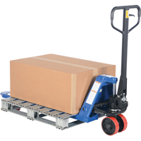 Transpalette manuel Quick-Lift, Acier, 48" lo x 20" la, Capacit&eacute; 5500 lb Distribution Élite MP
