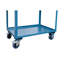 Mobile Service Cart, 2 Tiers, 24" W x 57" H x 40" D, 1200 lbs. Capacity Distribution Élite MP