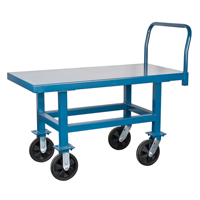 Elevated Platform Trucks, 48" L x 24" W, 2000 lbs. Capacity, Nylon Casters Distribution Élite MP