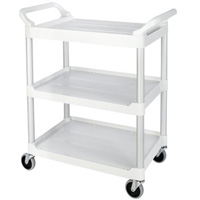 Service Utility Cart, 3 Tiers, 33" x 37" x 18", 200 lbs. Capacity Distribution Élite MP
