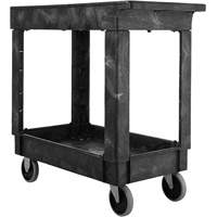 Flat Handle Utility Cart, 2 Tiers, 34" x 31-1/4" x 16", 500 lbs. Capacity Distribution Élite MP