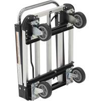 Chariot &agrave; plateforme repliable, Acier inoxydable, 300 lb, 28" lo x 16" la, Hauteur 33-1/2" Distribution Élite MP