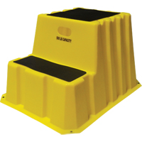 Escabeaux emboîtables industriels, 2 marches, 32-3/4" x 25-3/4" x Hauteur 20-1/2" Distribution Élite MP