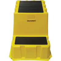 Escabeaux emboîtables industriels, 2 marches, 32-3/4" x 25-3/4" x Hauteur 20-1/2" Distribution Élite MP