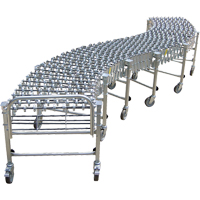 Expandable/Flexible Conveyors, 18" W x 12' 10" L, 226 lbs. per lin. ft. Capacity Distribution Élite MP