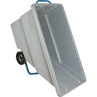 Chariot basculeur en acier, Poly&eacute;thyl&egrave;ne, 0,625 vg³, Capacit&eacute; de charge de 850 lb Distribution Élite MP