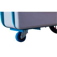 Chariot basculeur en acier, Poly&eacute;thyl&egrave;ne, 0,625 vg³, Capacit&eacute; de charge de 850 lb Distribution Élite MP