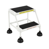 Stop-Step Ladders, 2 Steps, 16" Step Width, 18-9/16" Platform Height, Steel Distribution Élite MP