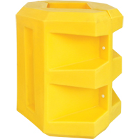 Short Column Protector, 6" x 6" Inside Opening, 24" L x 24" W x 24" H, Yellow Distribution Élite MP