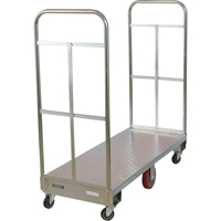 U-Boat Platform Truck, 60" L x 24" W, 1750 lbs. Capacity, Polyurethane Casters Distribution Élite MP