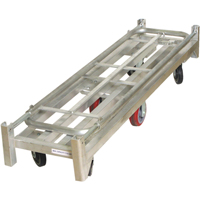 U-Boat Platform Truck, 59-1/2" L x 16" W, 1750 lbs. Capacity, Polyurethane Casters Distribution Élite MP