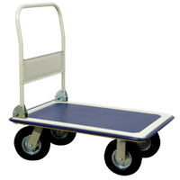 Chariot &agrave; plateforme avec poign&eacute;e pliante, Acier, 660 lb, 35" lo x 23" la, Hauteur 43,5" Distribution Élite MP