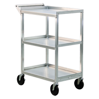 Chariot utilitaire, 3 Tiers, 16-1/2" la x 39" h x 27-3/4" p, Capacit&eacute; 350 lb Distribution Élite MP