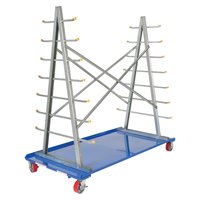 A-Frame Bar & Pipe Cart, Steel, 36-3/4" W x 73-3/4" D x 72-1/2" H, 2000 lbs. Capacity Distribution Élite MP