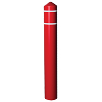 Enveloppe lisse pour butoir avec bandes r&eacute;fl&eacute;chissantes, 8" dia. x 56" l, Rouge Distribution Élite MP