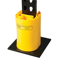 Butoir en poly pour rayonnage, 5" la x 6" lo x 8" h, Jaune Distribution Élite MP