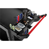 Heavy-Duty Adaptable Utility Cart, 2 Tiers, 17-3/4" x 36" x 46-1/5", 500 lbs. Capacity Distribution Élite MP