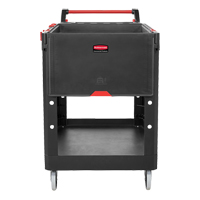Heavy-Duty Adaptable Utility Cart, 2 Tiers, 25-1/5" x 36" x 51-1/2", 500 lbs. Capacity Distribution Élite MP
