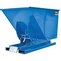 Self-Dumping Hopper, Steel, 1 cu.yd., Blue Distribution Élite MP