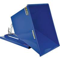 Self-Dumping Hopper, Steel, 1 cu.yd., Blue Distribution Élite MP