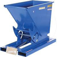 Self-Dumping Hopper, Steel, 1/3 cu.yd., Blue Distribution Élite MP