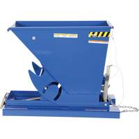 Self-Dumping Hopper, Steel, 1/3 cu.yd., Blue Distribution Élite MP